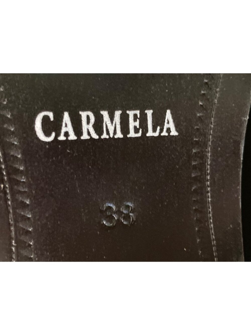 Carmela Women's Black Suede Boots Size 38 - New with Tags - Picture 4 of 4